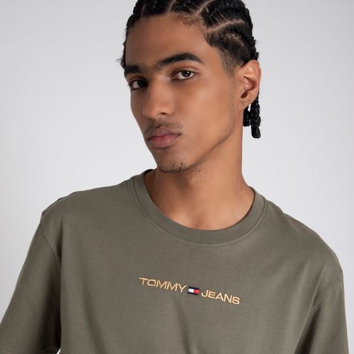 Camiseta Logo Dourado Tommy Jeans