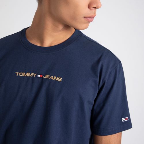 Camiseta Logo Dourado Tommy Jeans