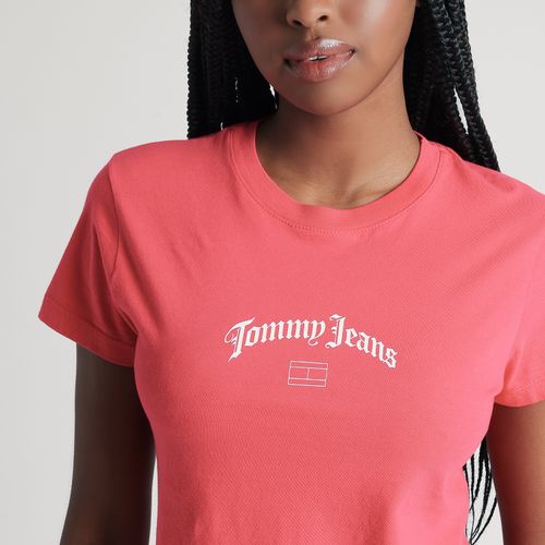 Camiseta Slim Estampa Tommy Jeans