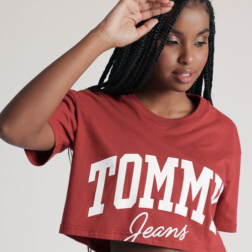 Top Cropped New Varsity Tommy Jeans