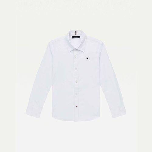 Camisa Popeline Infantil Tommy Hilfiger