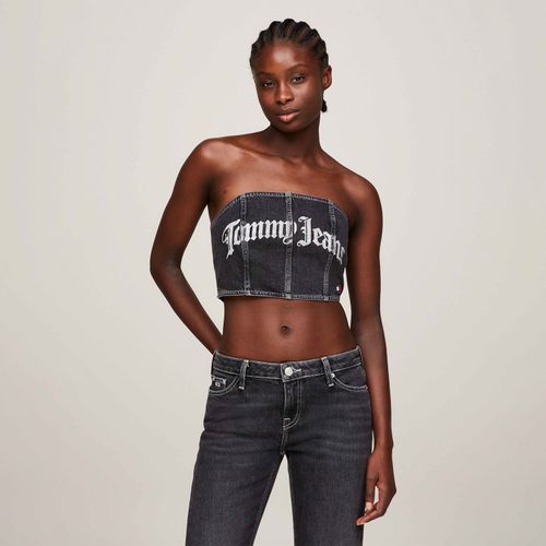 Top Bustiê Denim Tommy Jeans