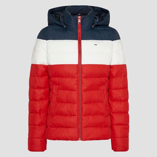 Jaqueta Acolchoada Colorblock Tommy Jeans