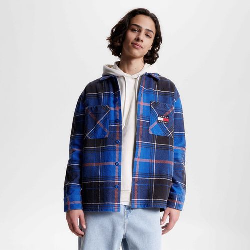 Camisa Xadrez Misto Oversized Tommy Jeans