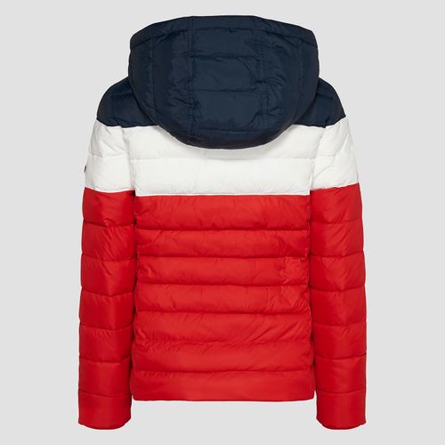 Jaqueta Acolchoada Colorblock Tommy Jeans