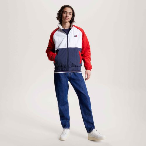 Jaqueta Sherpa Colorblock Reversível Tommy Jeans