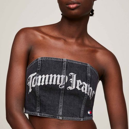 Top Bustiê Denim Tommy Jeans