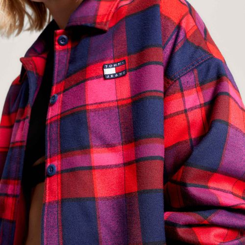 Camisa Xadrez Oversized Tommy Jeans