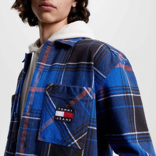 Camisa Xadrez Misto Oversized Tommy Jeans