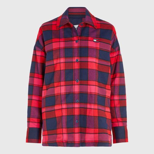 Camisa Xadrez Oversized Tommy Jeans