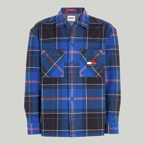 Camisa Xadrez Misto Oversized Tommy Jeans