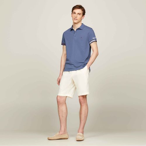 Polo Punho Contrastante Slim Fit