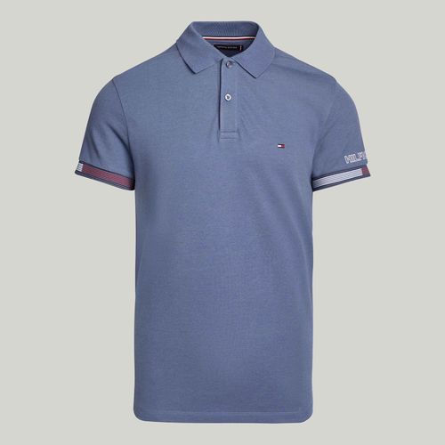 Polo Punho Contrastante Slim Fit