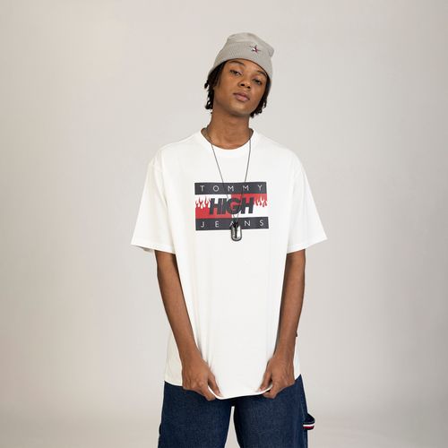 Camiseta Bandeira Oversized Tommy Jeans X High