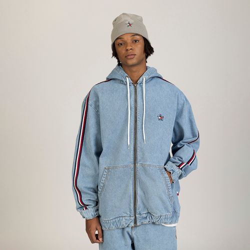 Jaqueta Denim Zíper Oversized Tommy Jeans X High