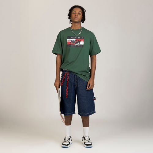 Camiseta Bandeira Oversized Tommy Jeans X High