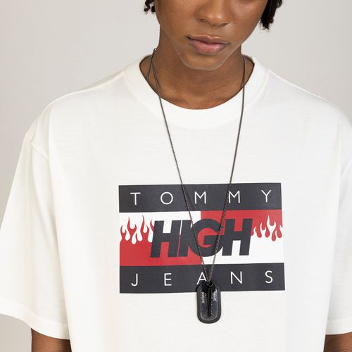 Camiseta Bandeira Oversized Tommy Jeans X High
