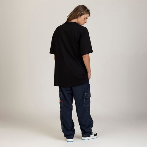 Camiseta Bandeira Bordada Oversized Tommy Jeans X High