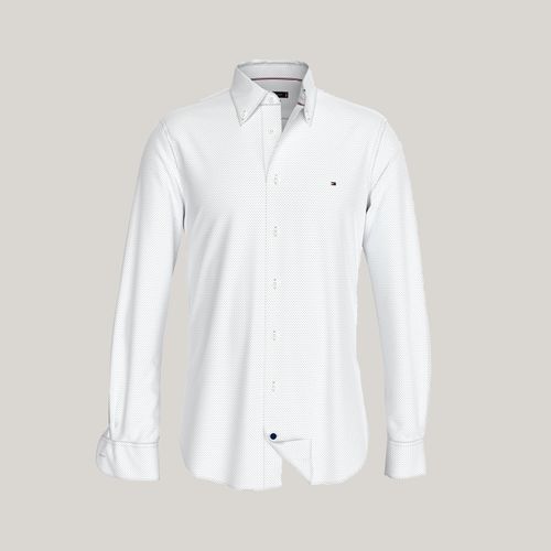 Camisa Micro Estampa Slim