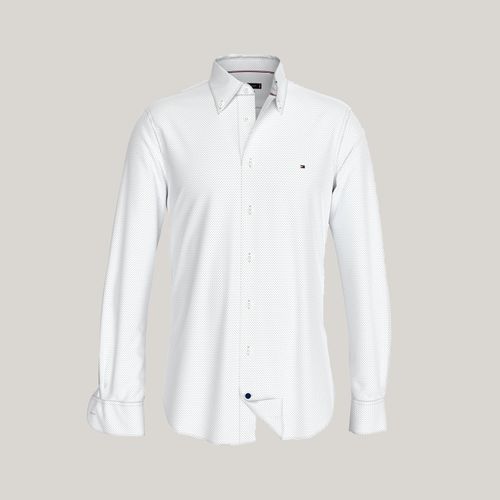 Camisa Micro Estampa Slim