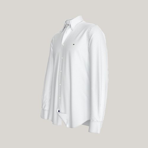 Camisa Micro Estampa Slim