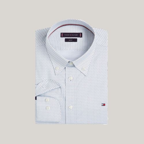 Camisa Micro Estampa Slim