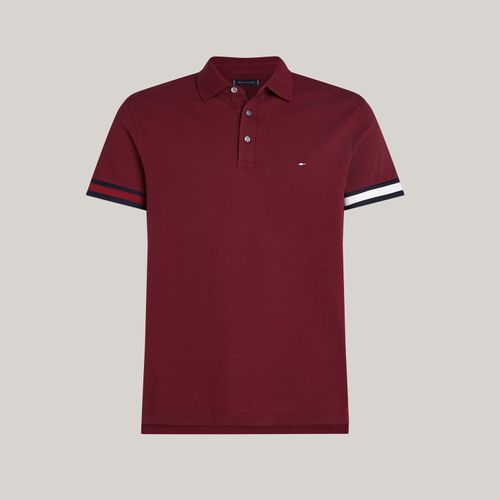 Polo Punho Colorblock Slim