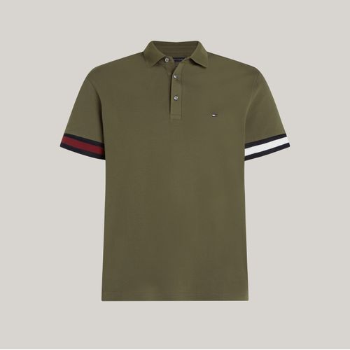 Polo Punho Colorblock Slim