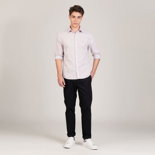 Camisa Oxford Xadrez Slim Fit