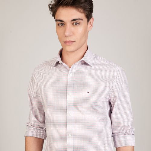 Camisa Oxford Xadrez Slim Fit