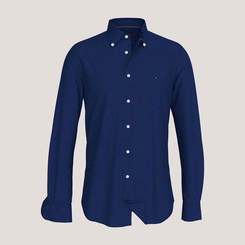 Camisa Micro Estampa Slim