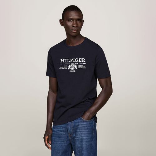 Camiseta Logo Hilfiger Bordado