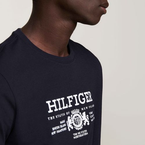 Camiseta Logo Hilfiger Bordado