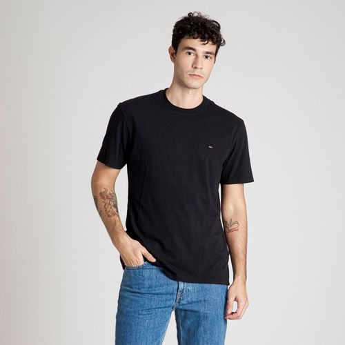 Camiseta Slim Fit Tecido Jaspeado Tommy Jeans