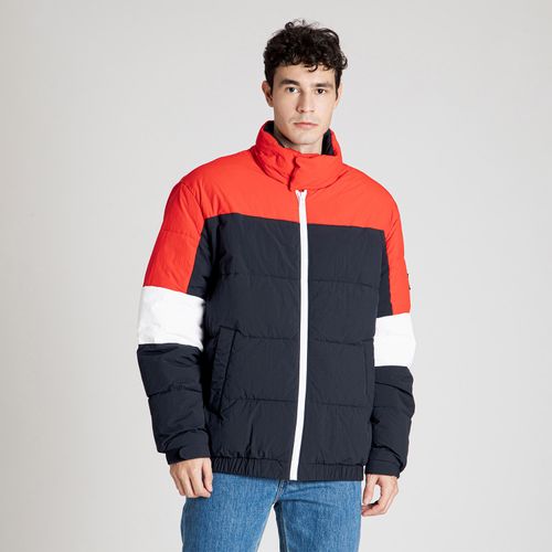 Jaqueta Puffer Colorblock Tommy Jeans