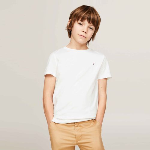 Camiseta Sólida Infantil Tommy Hilfiger