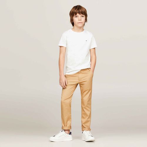 Camiseta Sólida Infantil Tommy Hilfiger