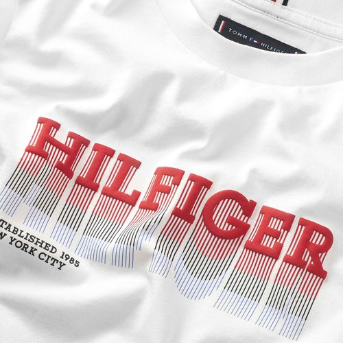 Camiseta Infantil Fade Logo Tommy Hilfiger