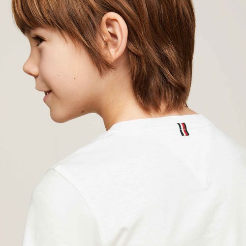 Camiseta Sólida Infantil Tommy Hilfiger