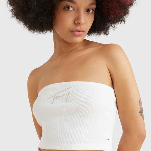 Top Cropped Assinatura Tommy Jeans