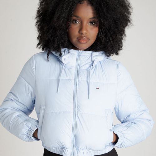 Jaqueta Puffer Com Capuz Tommy Jeans