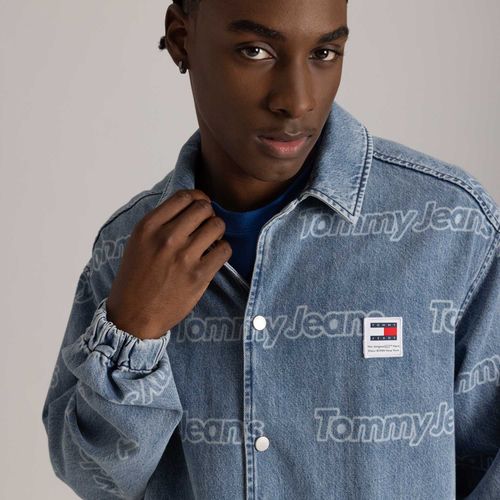 Camisa Jeans Estampa Tommy Jeans