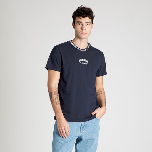 Camiseta Logo Arqueado Oversized Tommy Jeans