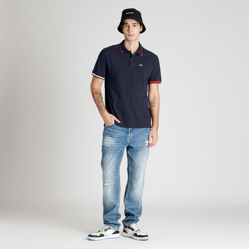 Polo Colorblock Manga Regular Tommy Jeans