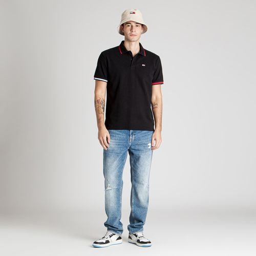 Polo Colorblock Manga Regular Tommy Jeans