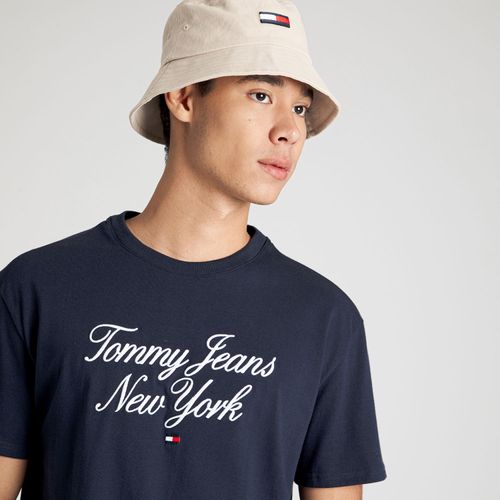 Camiseta Bordado Cursivo Tommy Jeans