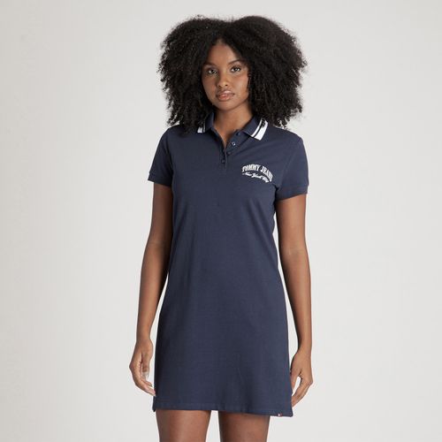 Vestido Polo Logo Arqueado Tommy Jeans