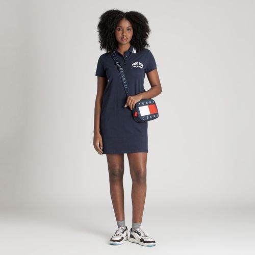 Vestido Polo Logo Arqueado Tommy Jeans