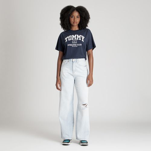 Camiseta Atlética Oversized Tommy Jeans