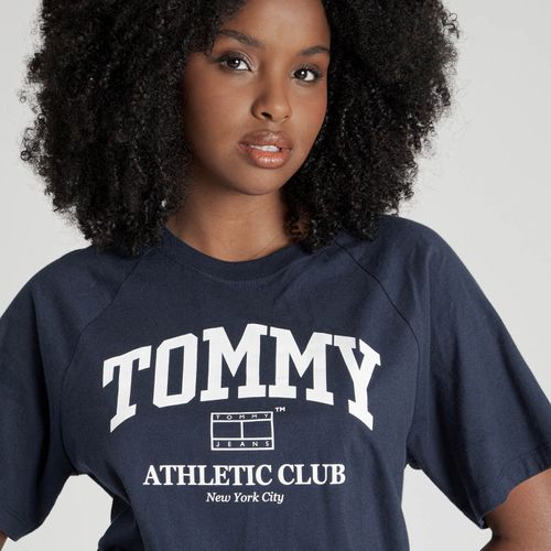 Camiseta Atlética Oversized Tommy Jeans